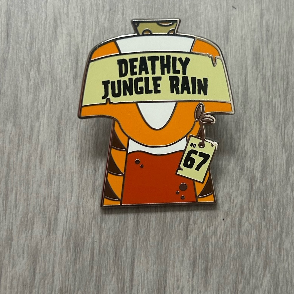 Deathly jungle rain pin